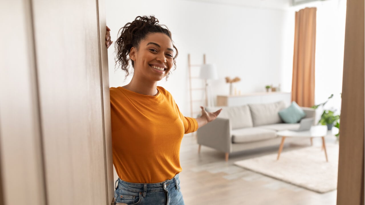 Using your super to buy your first home A young home buyer in their first home